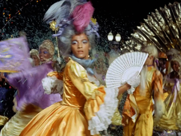 screen from the movie Black Orpheus